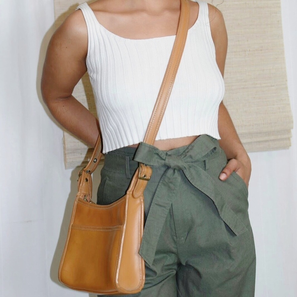 Vintage Leather Crossbody Bag